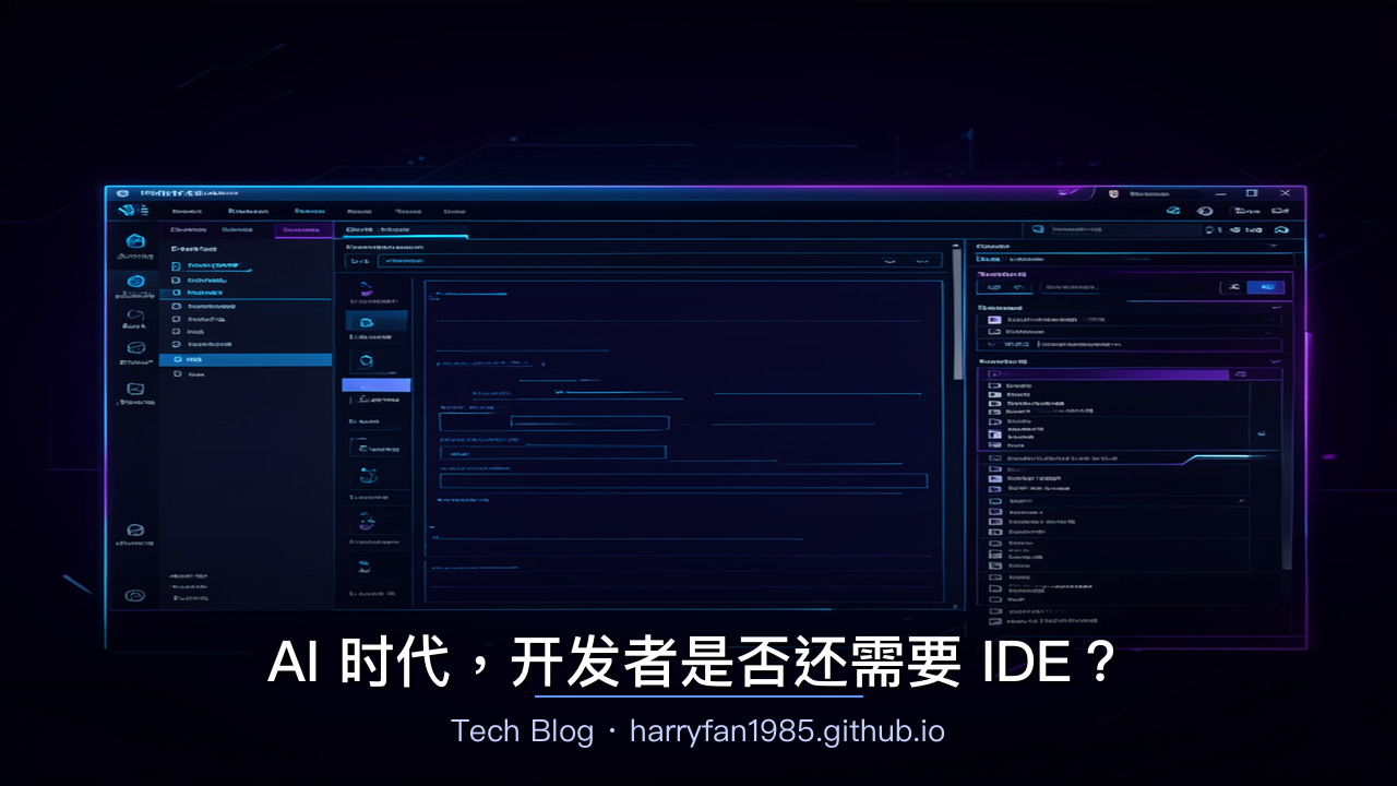 AI 时代，开发者是否还需要 IDE？