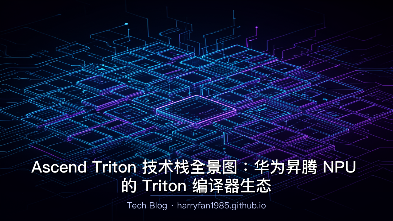 Ascend Triton 技术栈全景图：华为昇腾 NPU 的 Triton 编译器生态