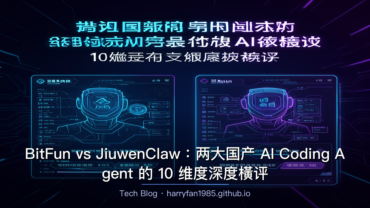 BitFun vs JiuwenClaw:两大国产 AI Coding Agent 的 10 维度深