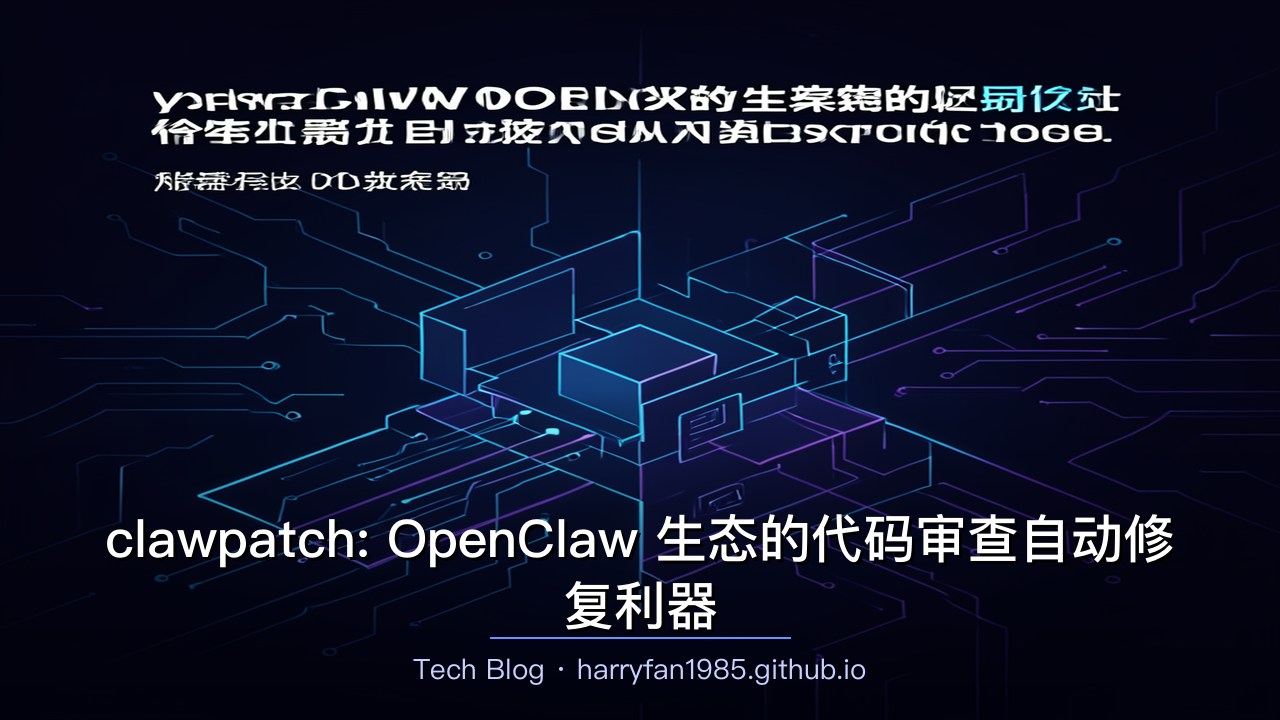 clawpatch: OpenClaw 生态的代码审查自动修复利器