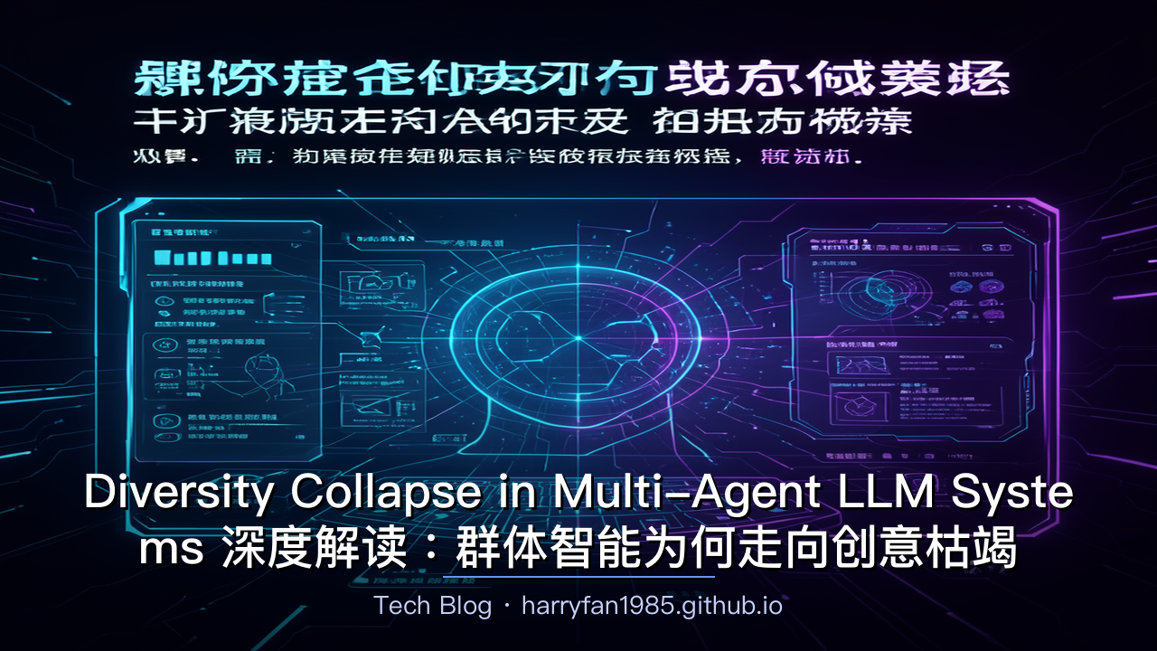 Diversity Collapse in Multi-Agent LLM Systems 深度解读