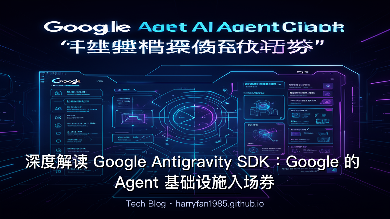 深度解读 Google Antigravity SDK：Google 的 Agent 基础设施入场券