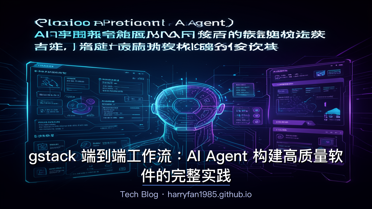 gstack 端到端工作流：AI Agent 构建高质量软件的完整实践