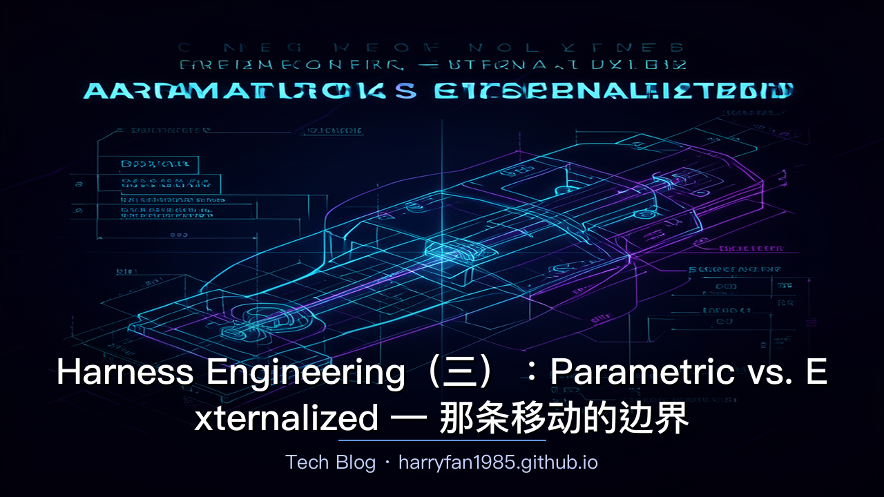 Harness Engineering(三):Parametric vs. Externalized