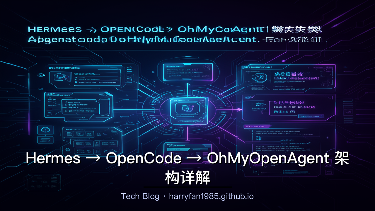 Hermes → OpenCode → OhMyOpenAgent 架构详解
