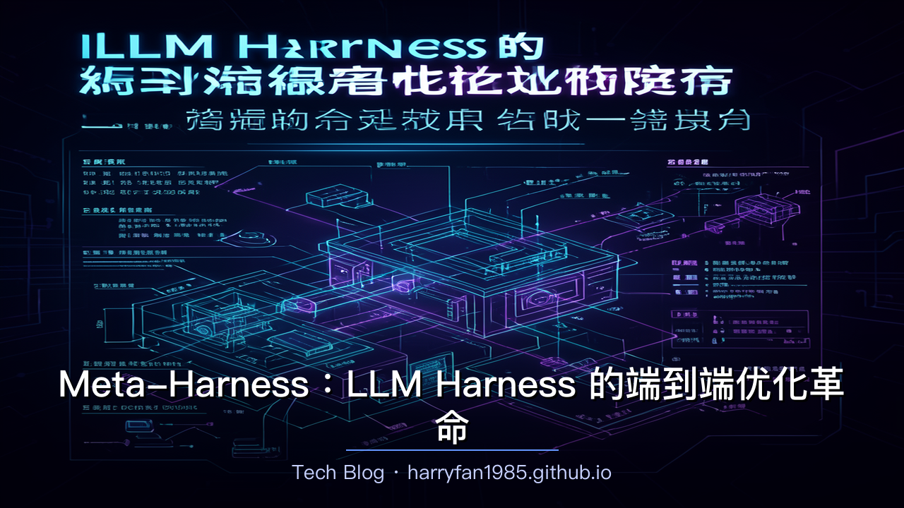 Meta-Harness:LLM Harness 的端到端优化革命