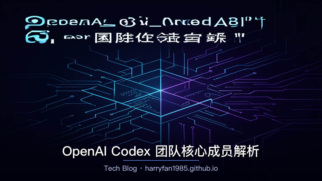 OpenAI Codex 团队核心成员解析