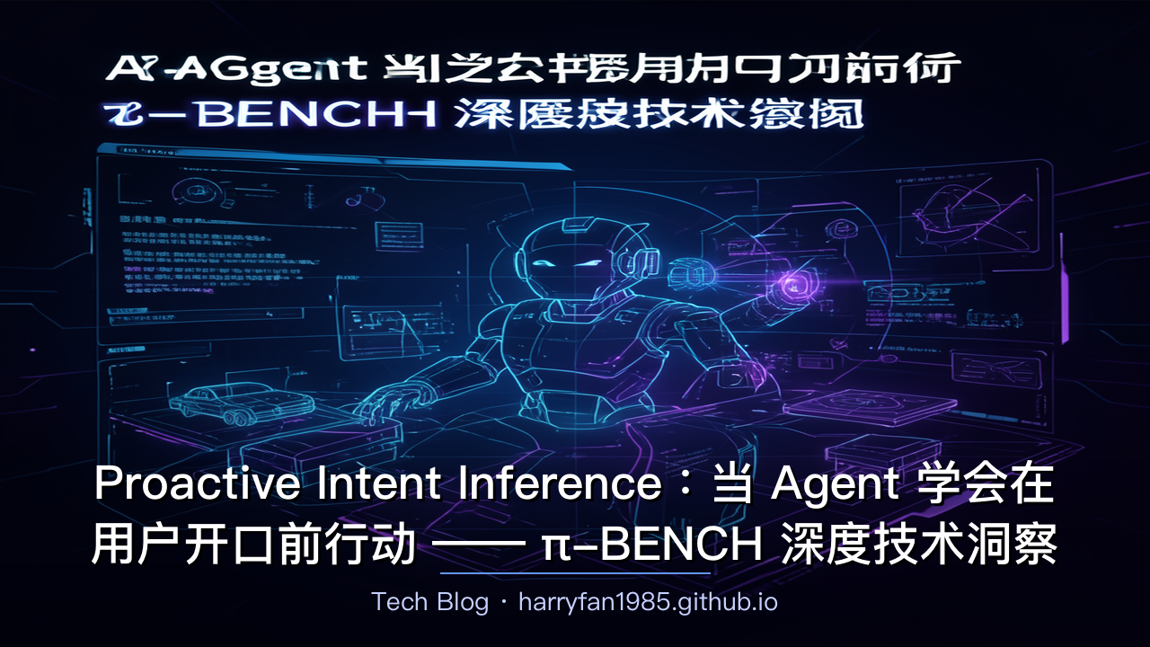 Proactive Intent Inference:当 Agent 学会在用户开口前行动 —— π