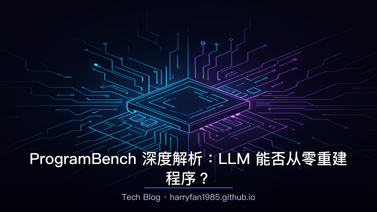 ProgramBench 深度解析:LLM 能否从零重建程序?