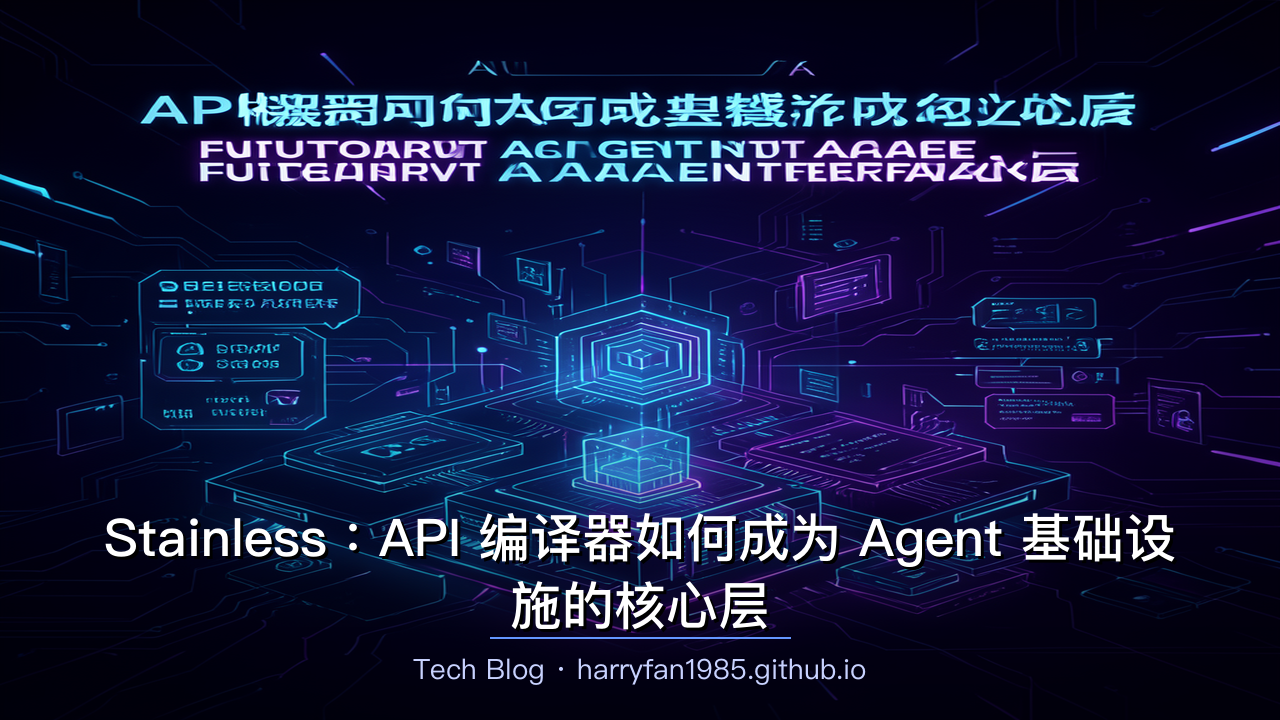 Stainless:API 编译器如何成为 Agent 基础设施的核心层